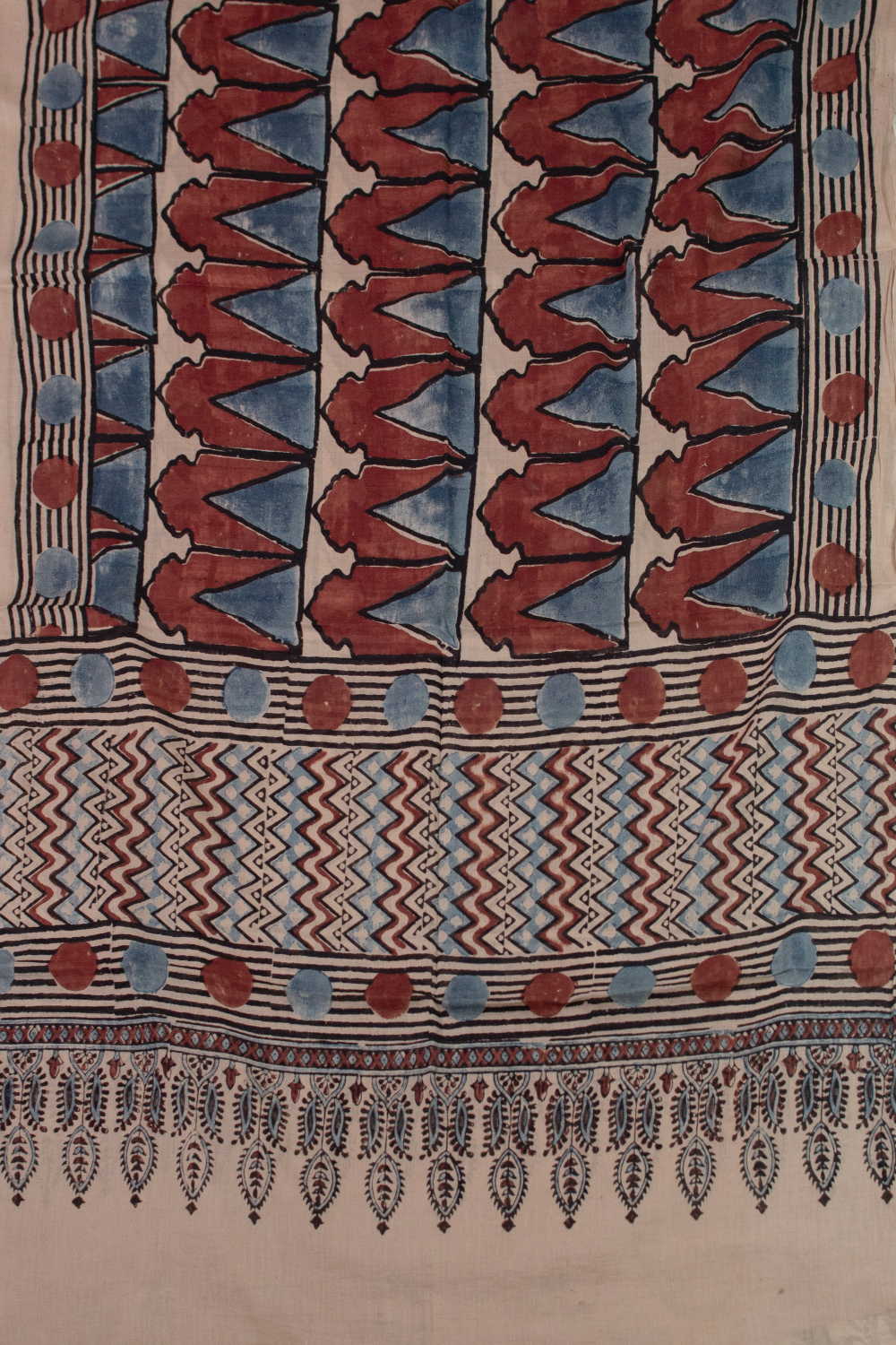 Ajrak Cotton Dupatta - Matkatus 