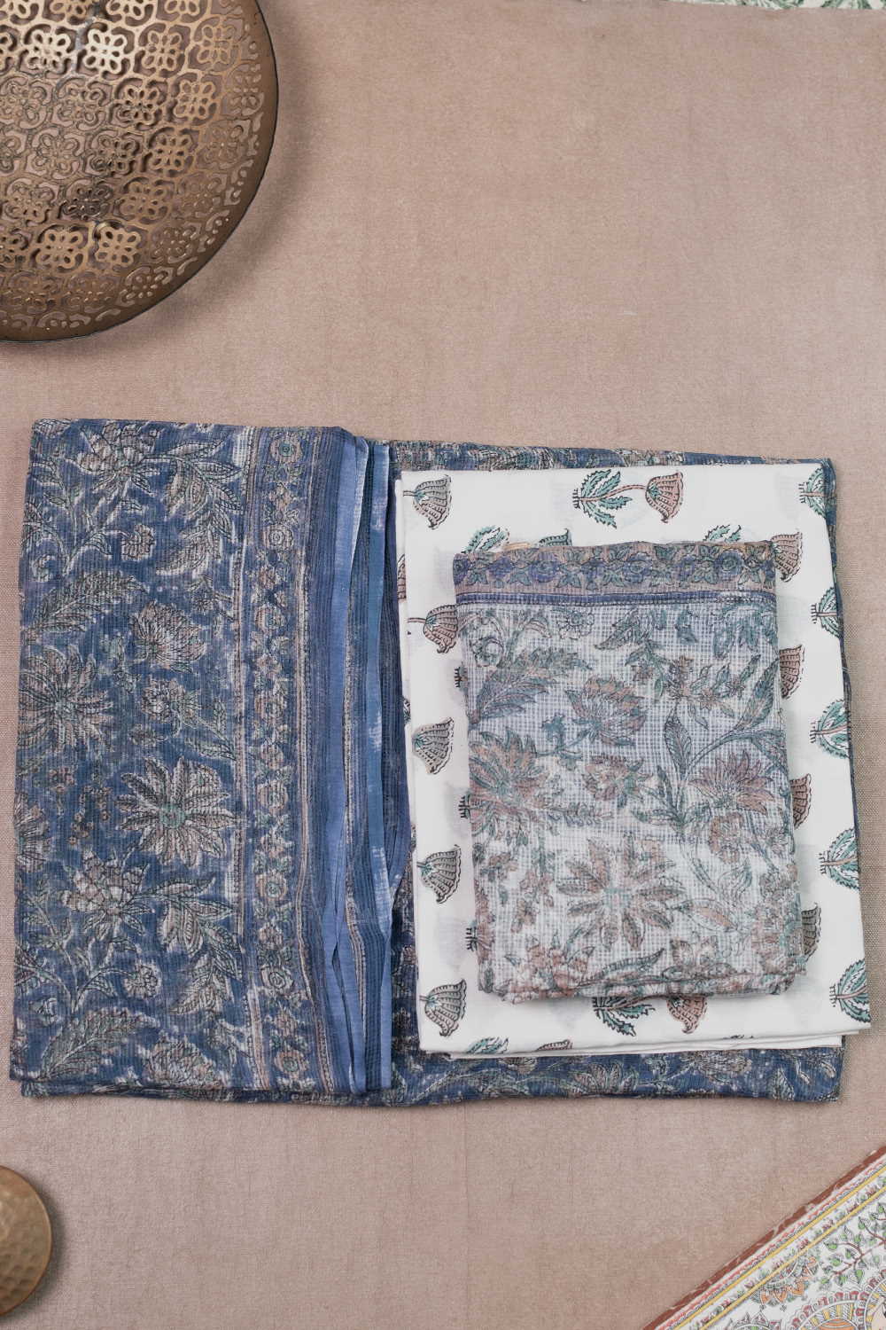 Block Printed Cotton Suits - Matkatus 