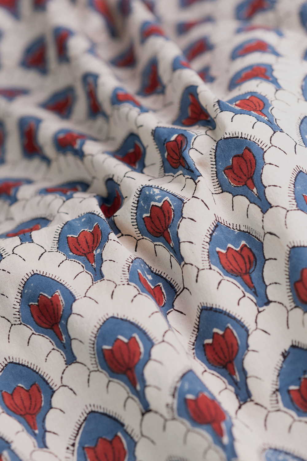 Block Printed Fabric- Matkatus 