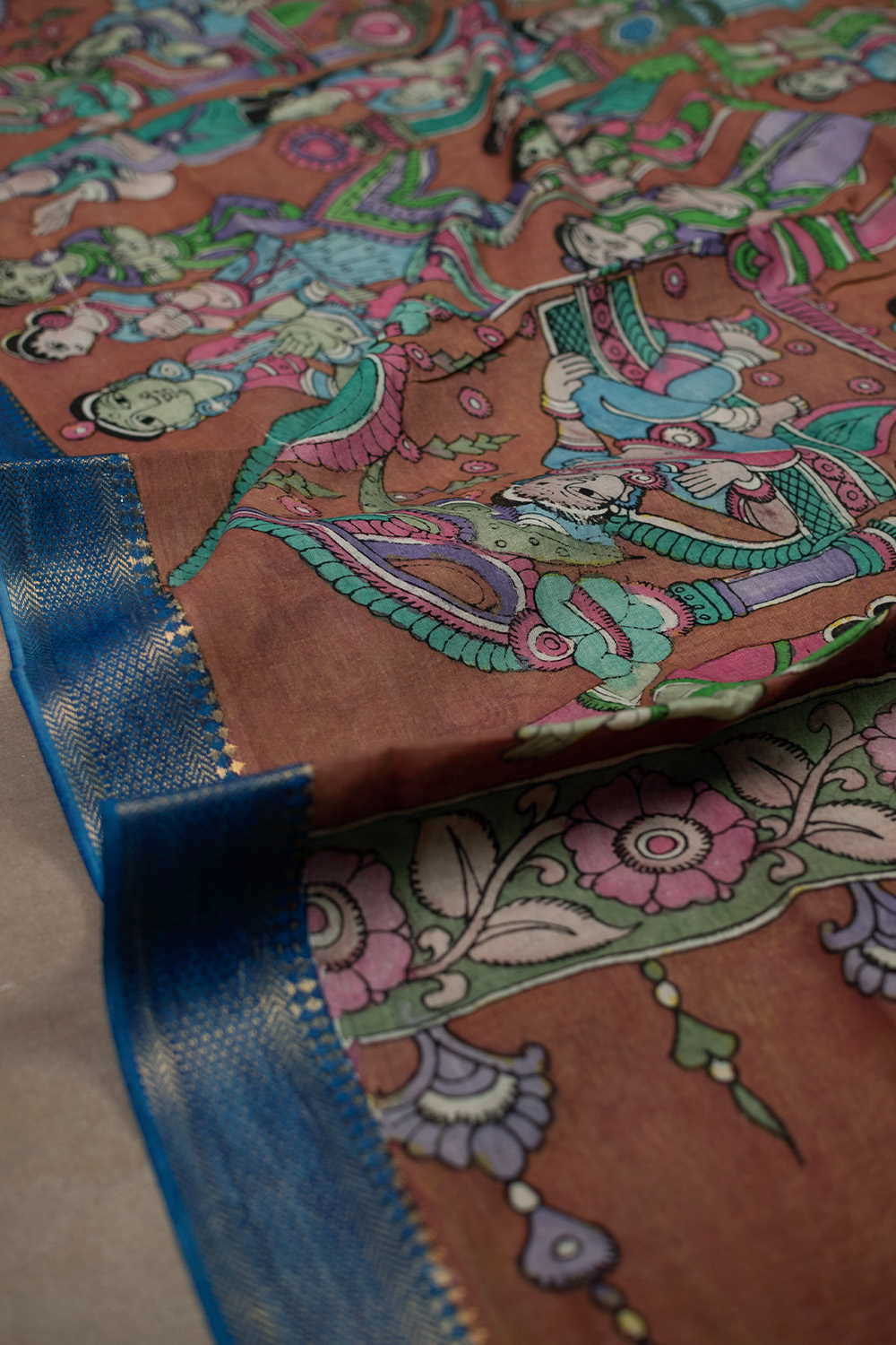 Hand Painted Dupatta - Matkatus