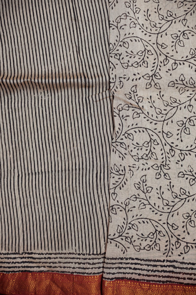 Printed Silk Cotton Sarees-Matkatus 