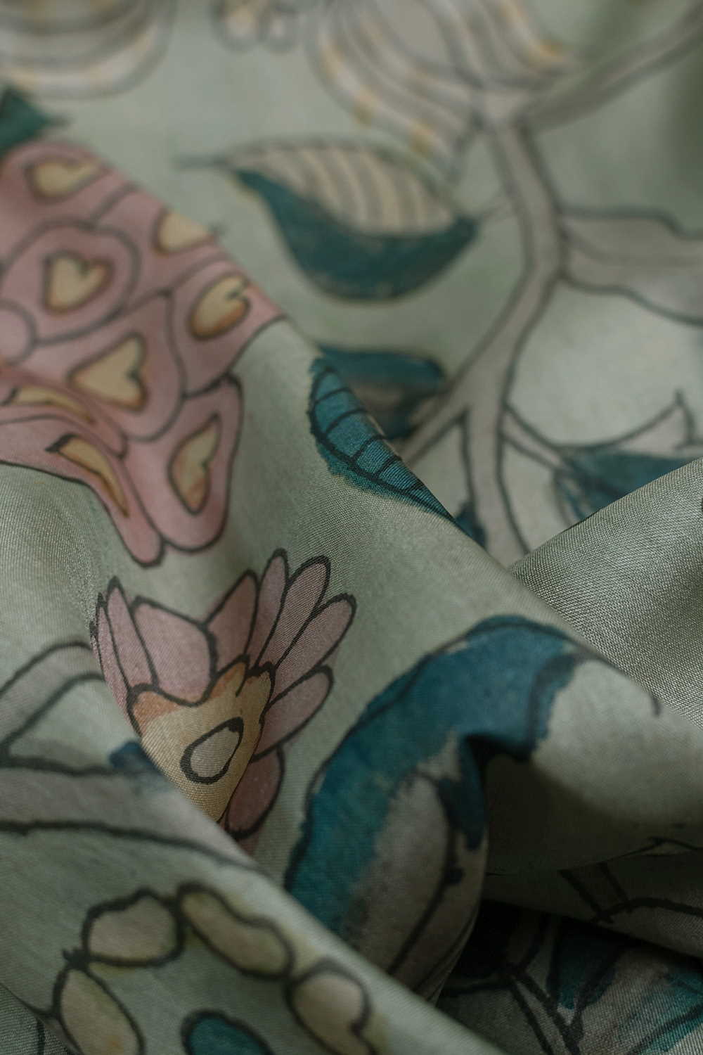 Pen Kalamkari Fabrics-Matkatus 