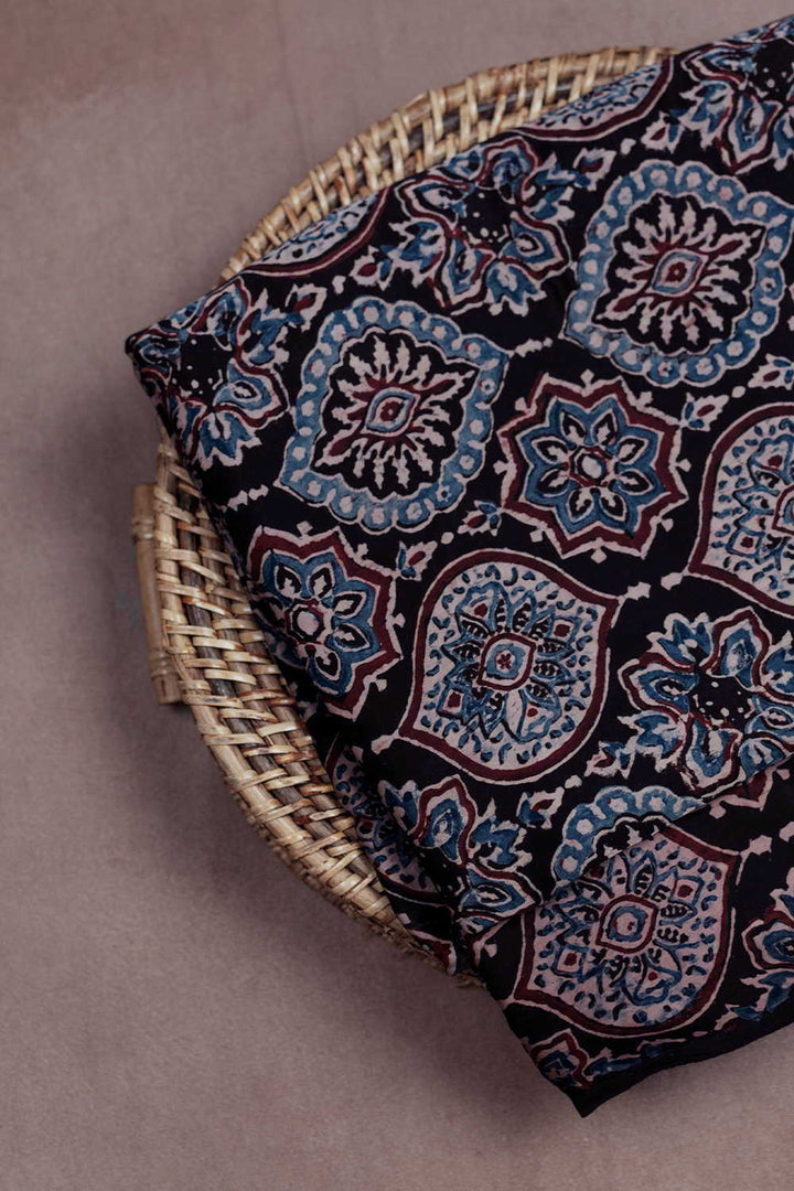Ajrak Modal Silk Fabric - Matkatus 
