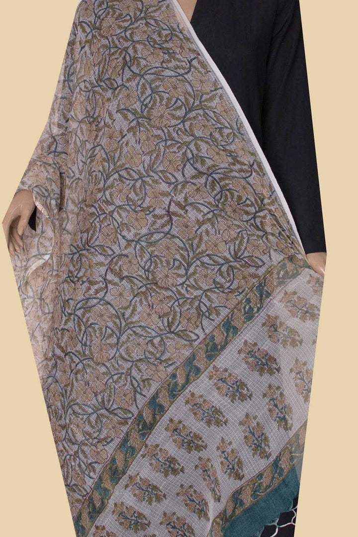Block Printed Dupattas - Matkatus 