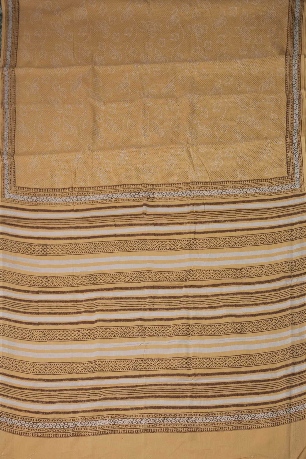 Block Printed Cotton Saree - Matkatus 