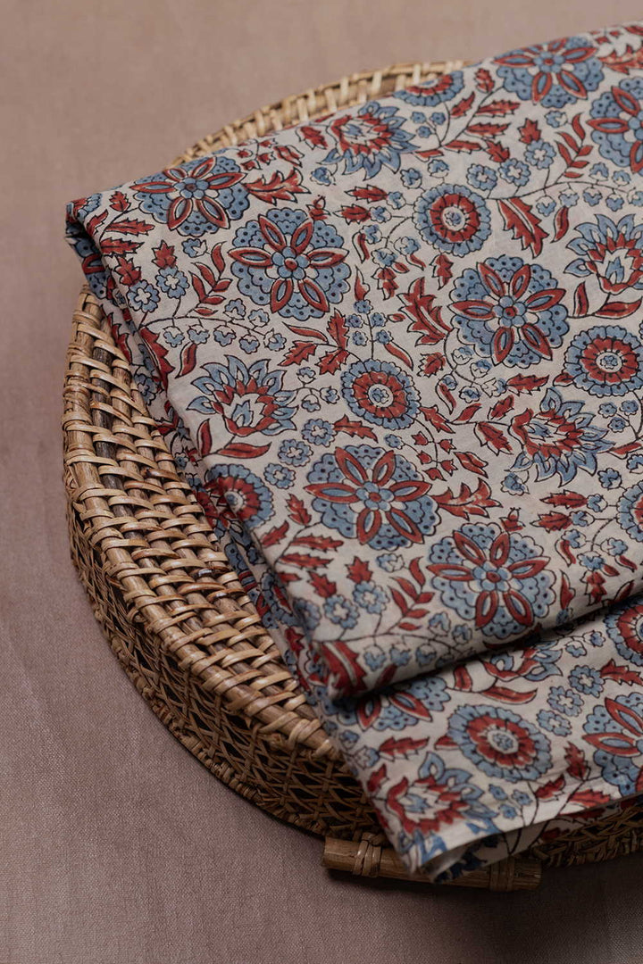 Ajrak Mul Cotton Fabric - Matkatus 