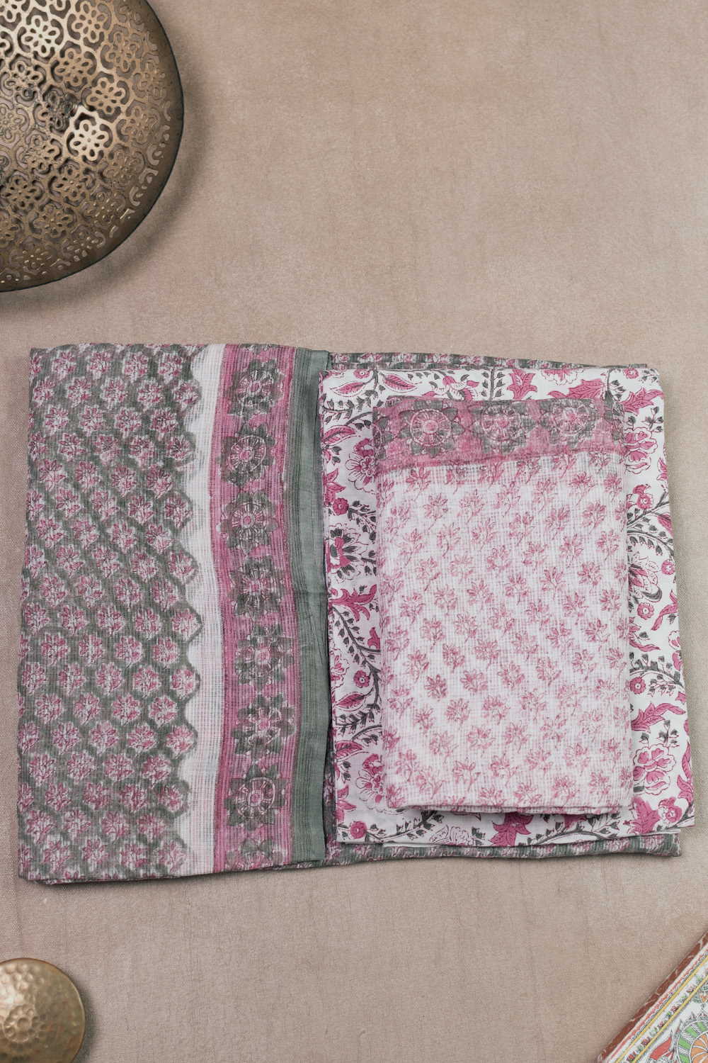 Block Printed Cotton Suits - Matkatus 