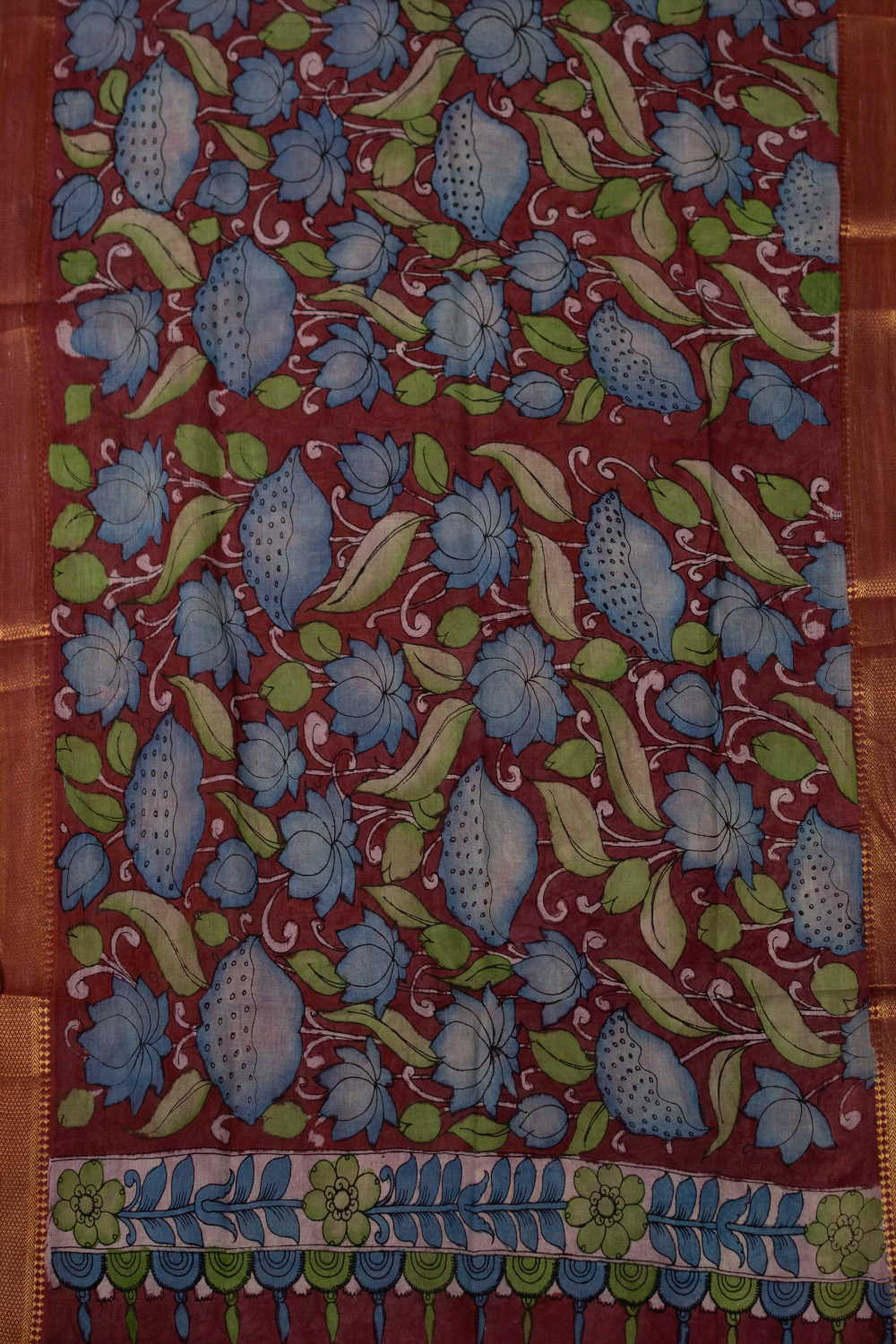 Hand Painted Dupatta - Matkatus