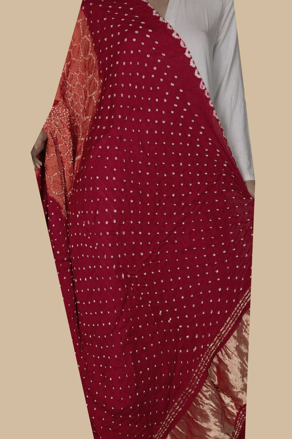 Bandhani Dupatta - Matkatus