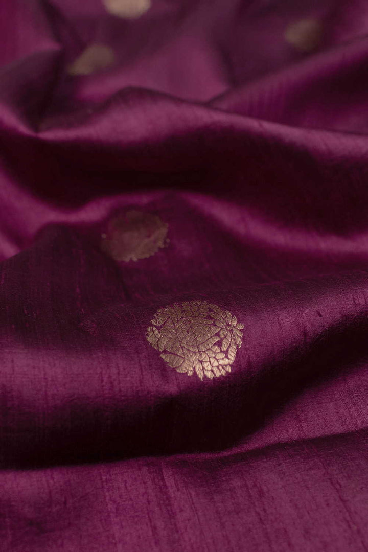 Traditional Motifs Banarasi Silk Fabric - 1.85m