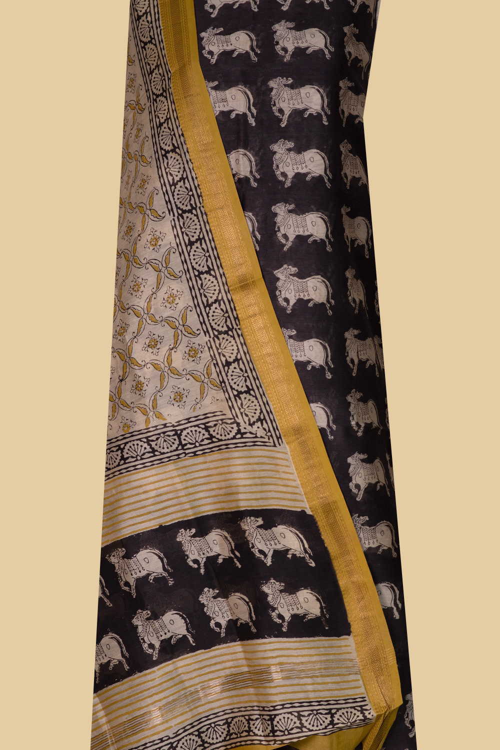 Rider’s Heritage Maheshwari Silk Cotton Suit