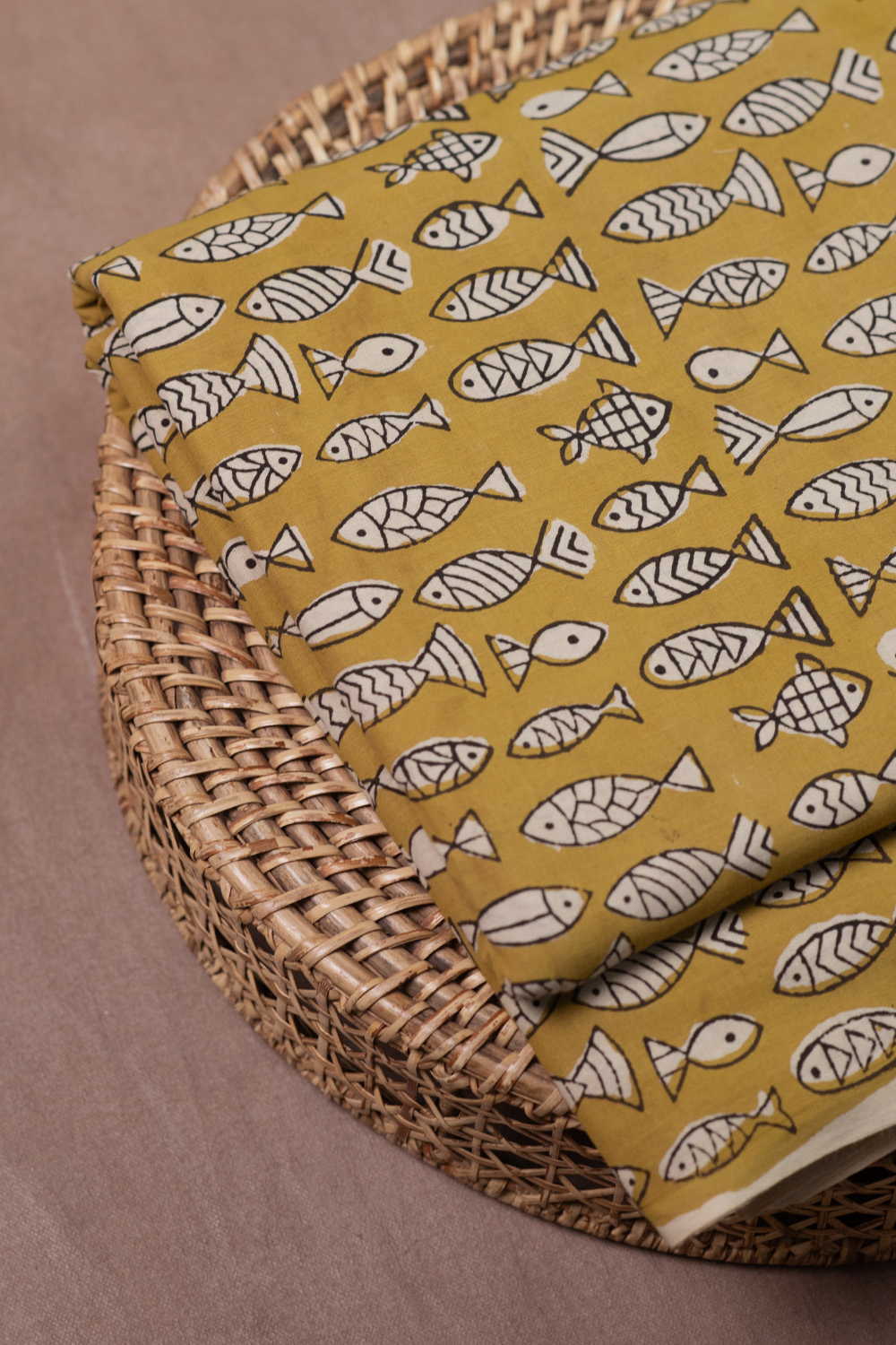 Block Printed Fabric-Matkatus 