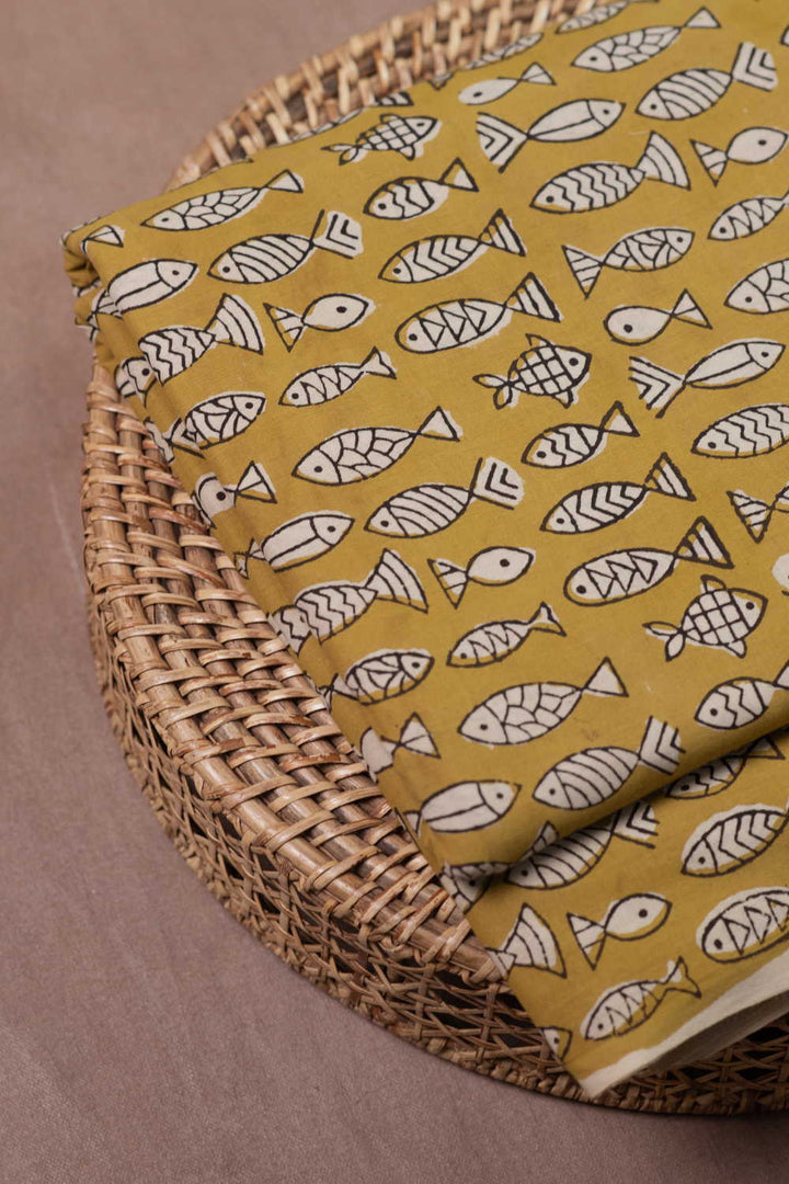 Block Printed Fabric-Matkatus 