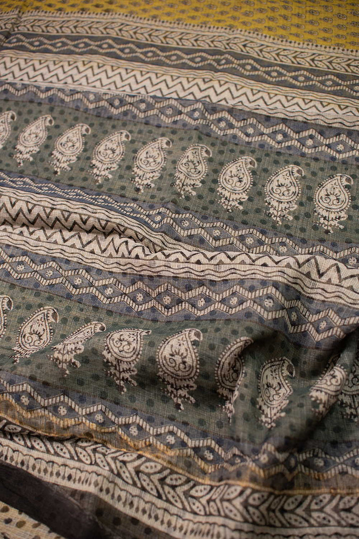 Block Printed Saree - Matkatus