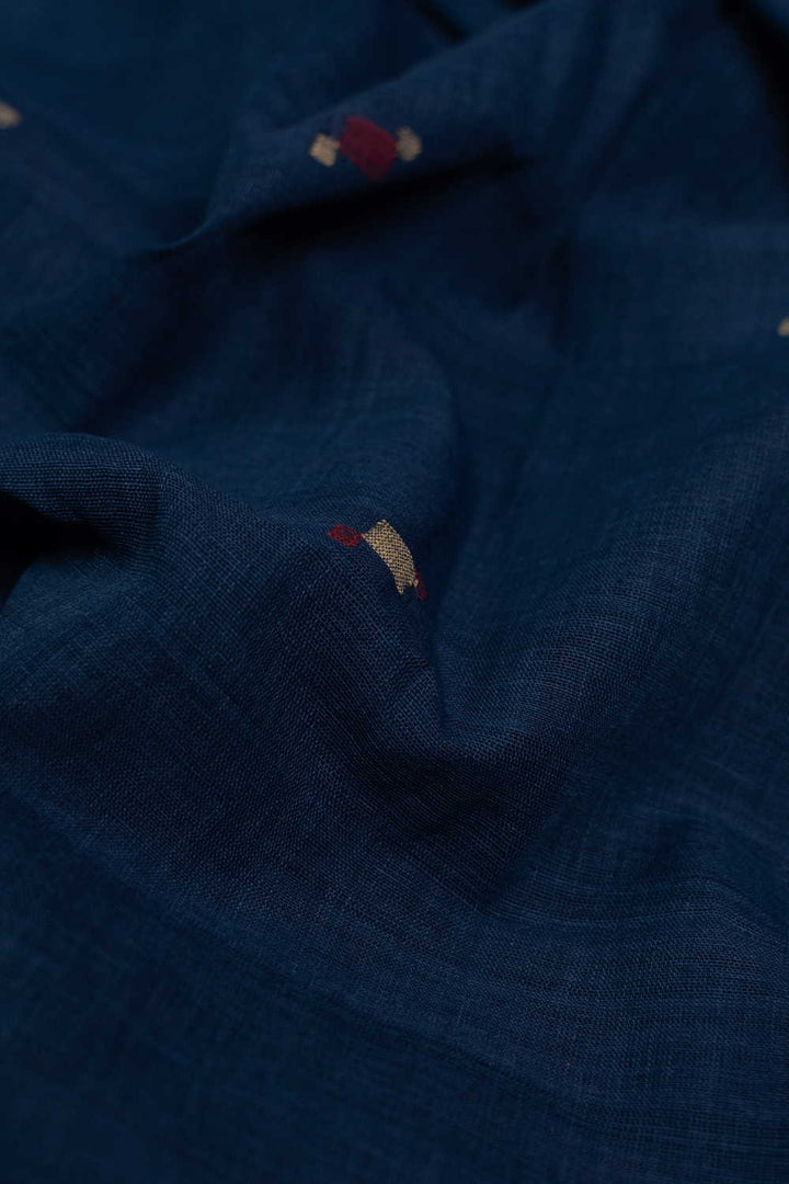 Butta - Indigo Handspun Cotton Fabric