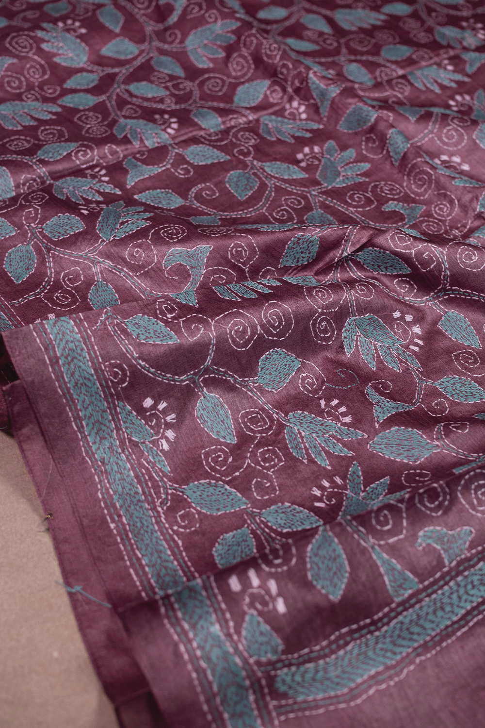 Tussar Silk Dupatta - Matkatus 