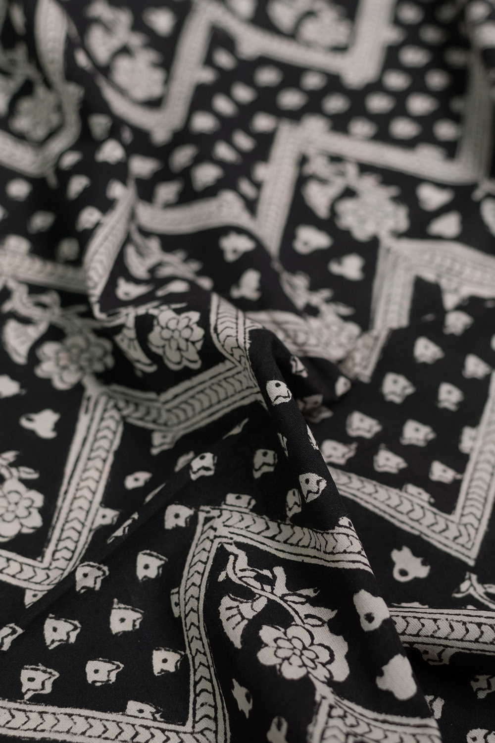 Block Printed Fabric-Matkatus 