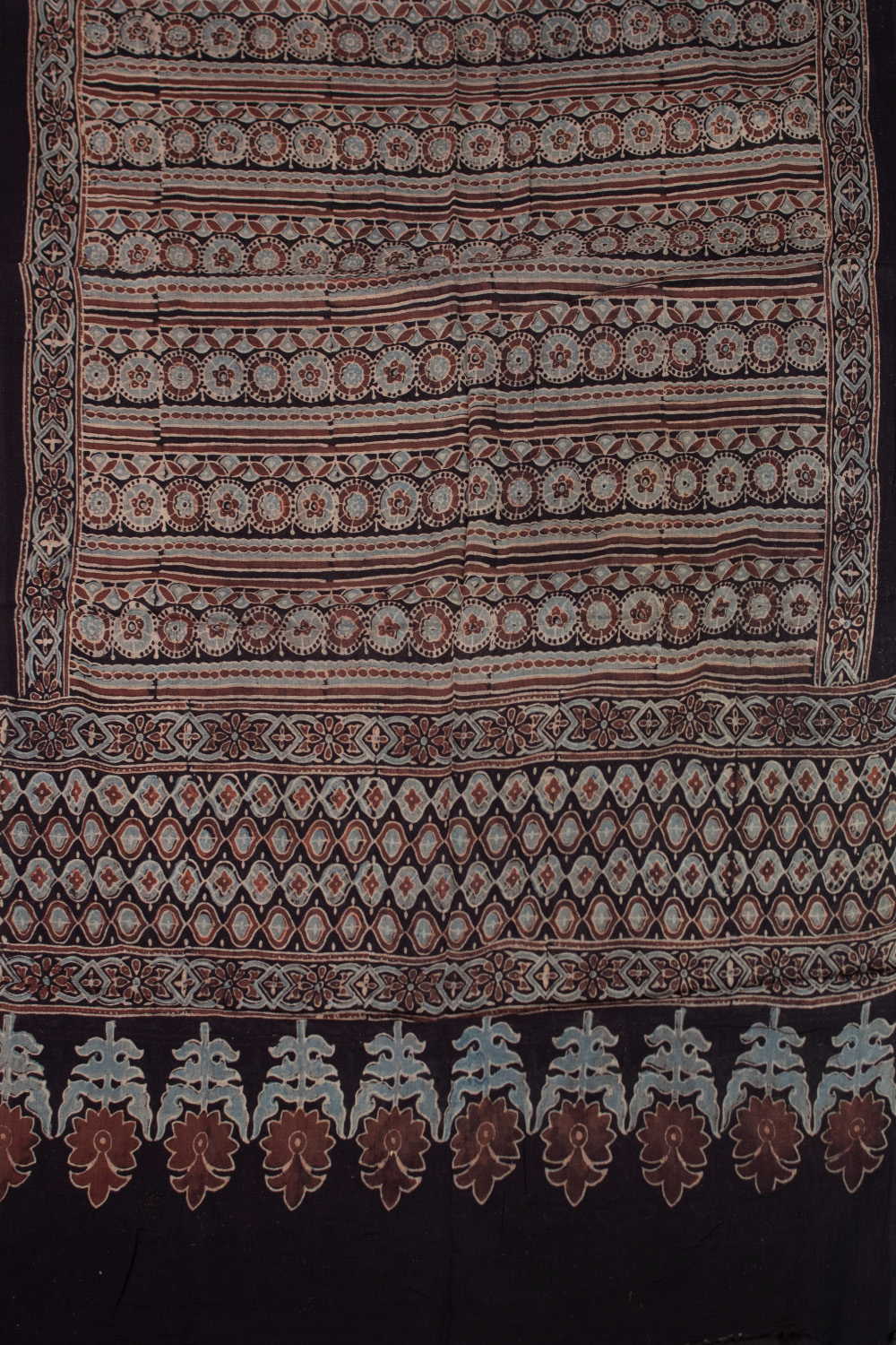 Ajrak Cotton Dupatta - Matkatus 