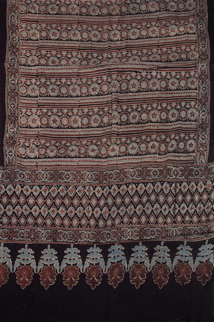 Ajrak Cotton Dupatta - Matkatus 