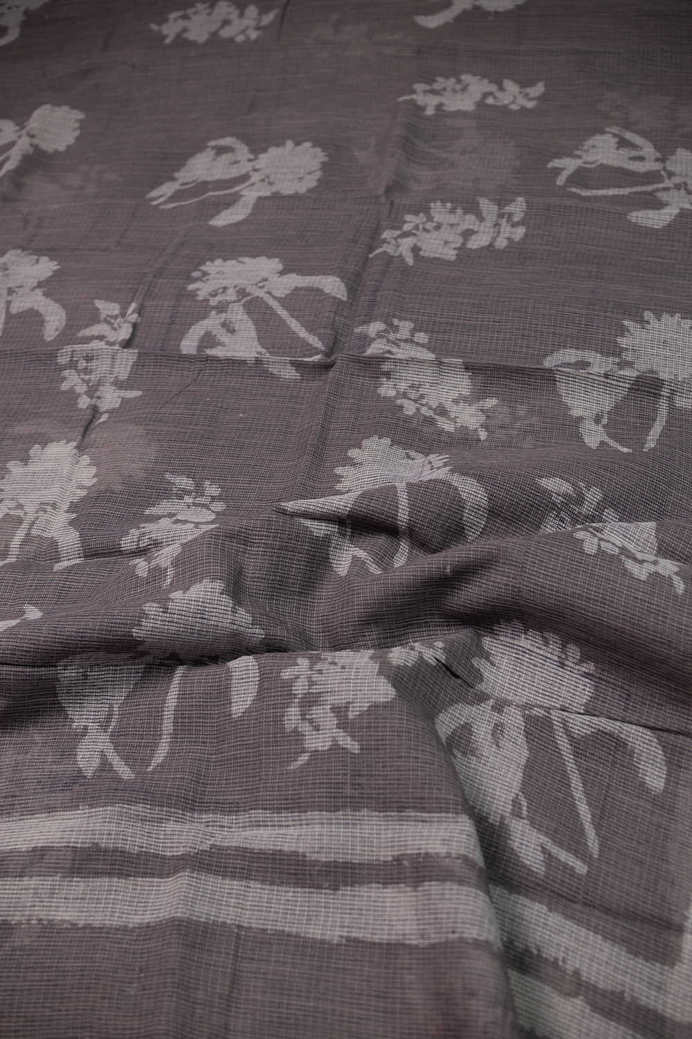 Block Printed Cotton Saree - Matkatus 