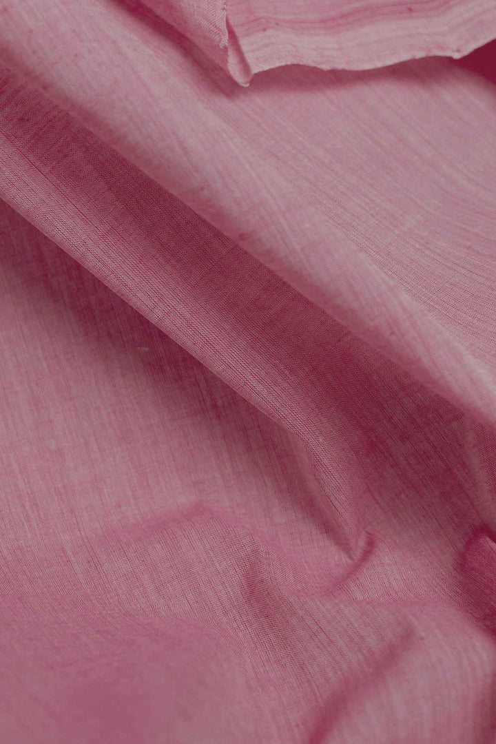 Pink Mangalagiri Cotton Fabric