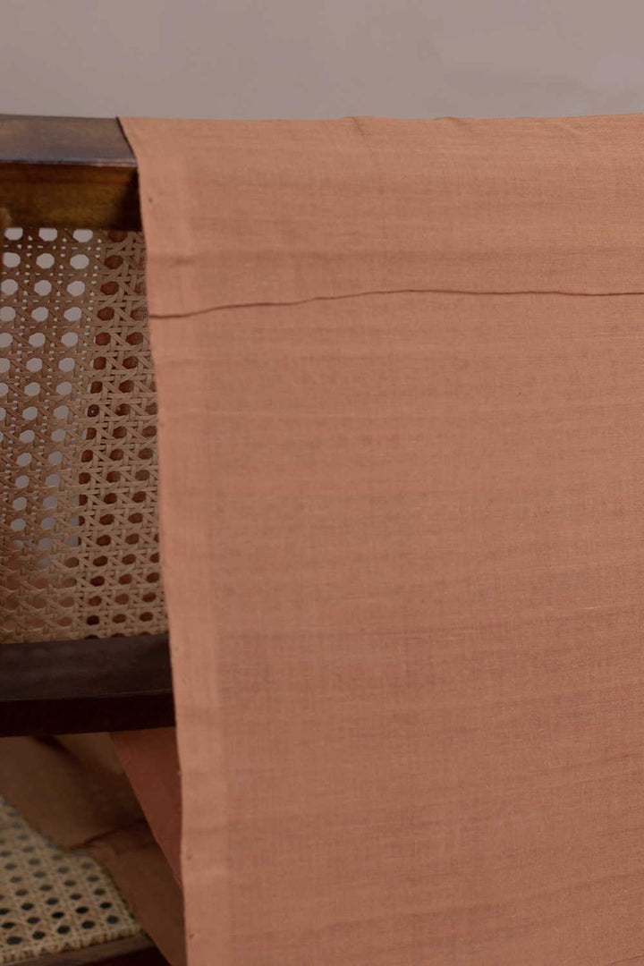 Darker Beige Mangalagiri Cotton Fabric