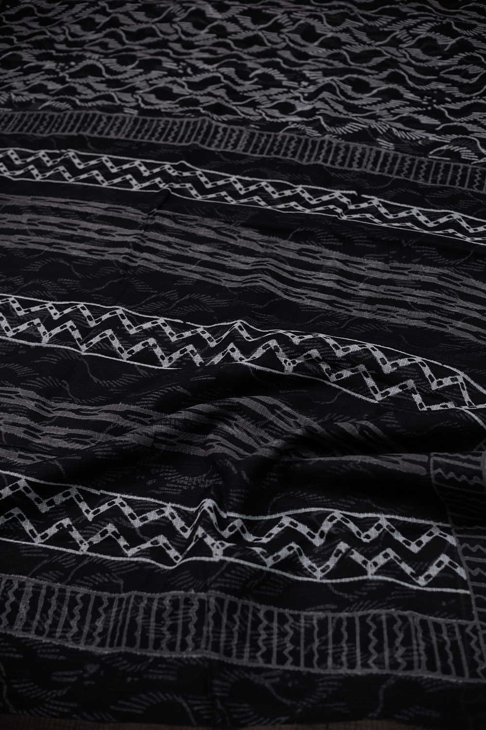 Block Printed Cotton Saree - Matkatus 