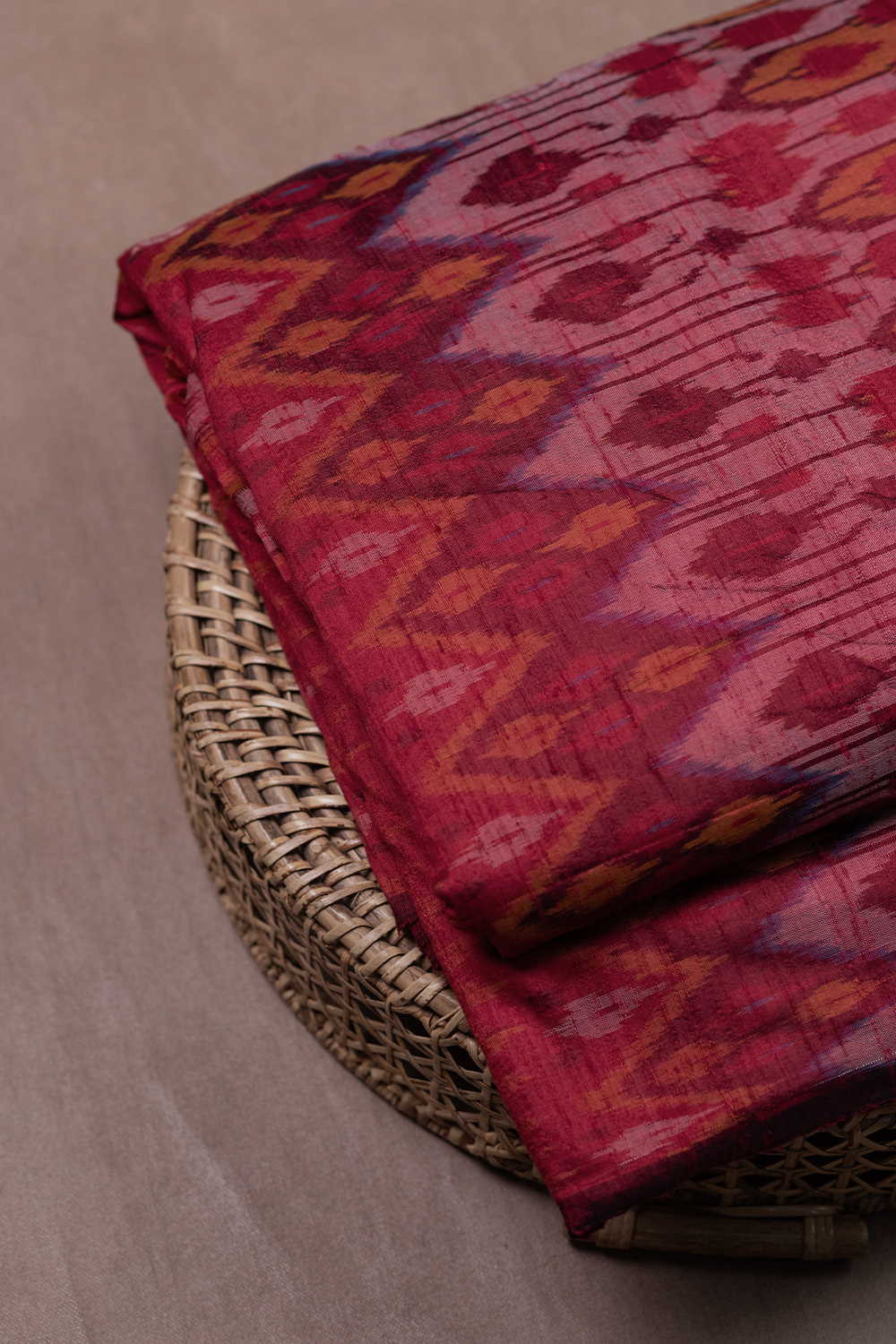 Ikat silk & Silk Cotton Fabric - Matkatus 