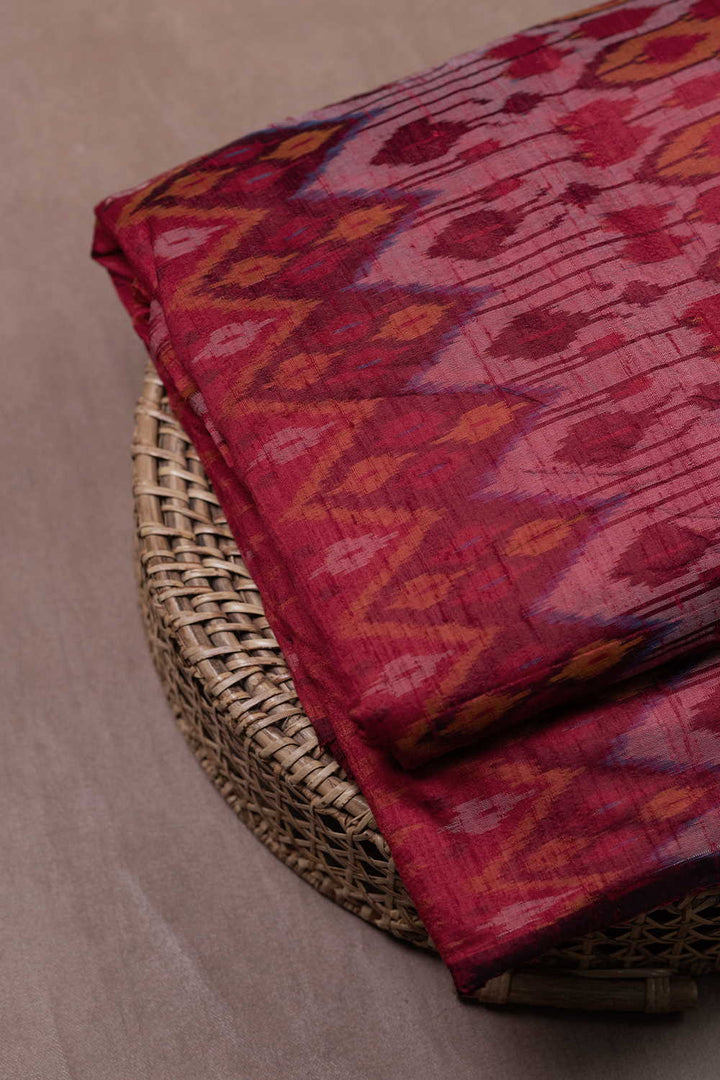 Ikat silk & Silk Cotton Fabric - Matkatus 