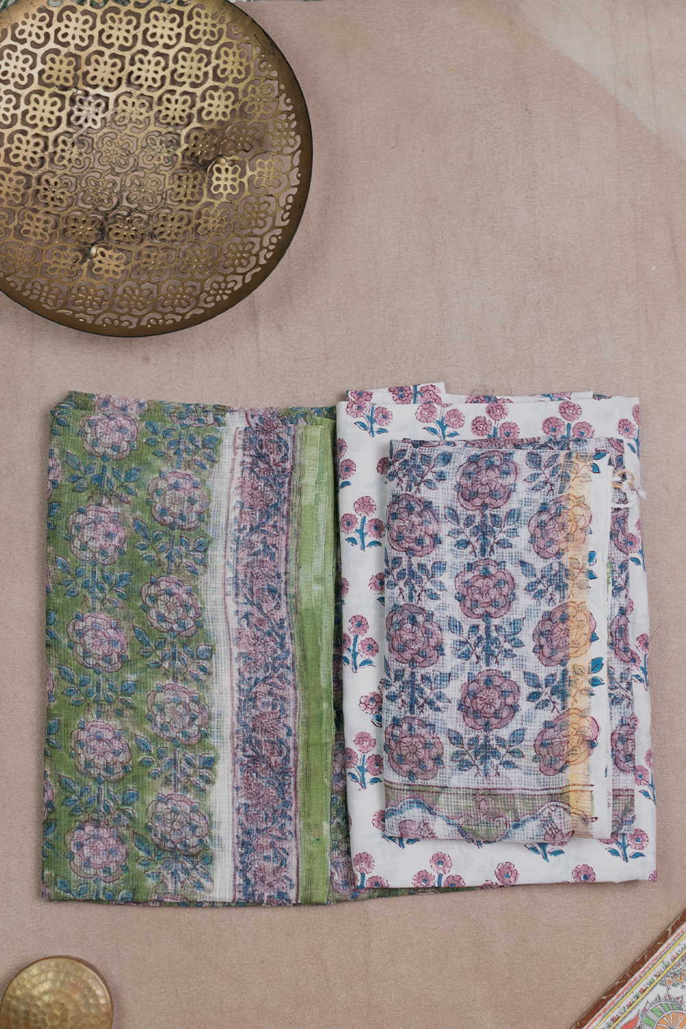 Block Printed Cotton Suits - Matkatus 