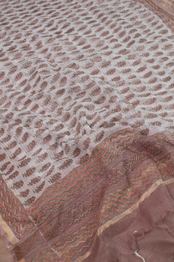 Block Printed Dupatta - Matkatus 