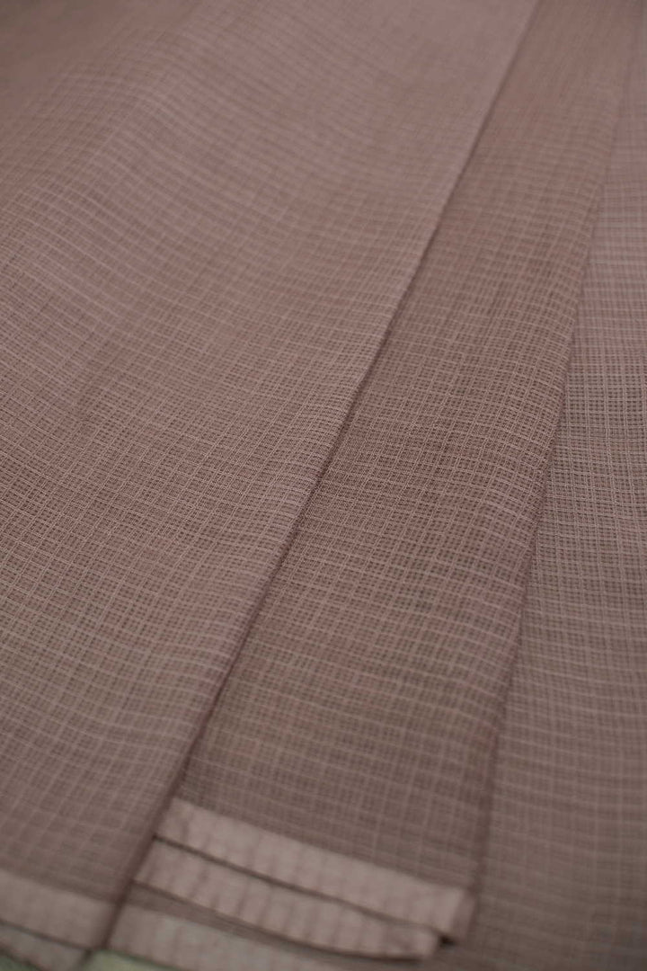 Light Brown Kota Cotton Fabric - 1.5m
