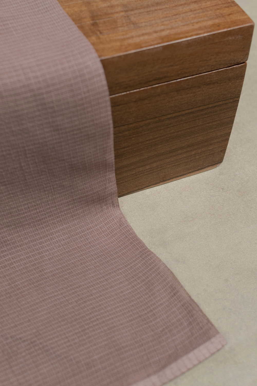 Light Brown Kota Cotton Fabric
