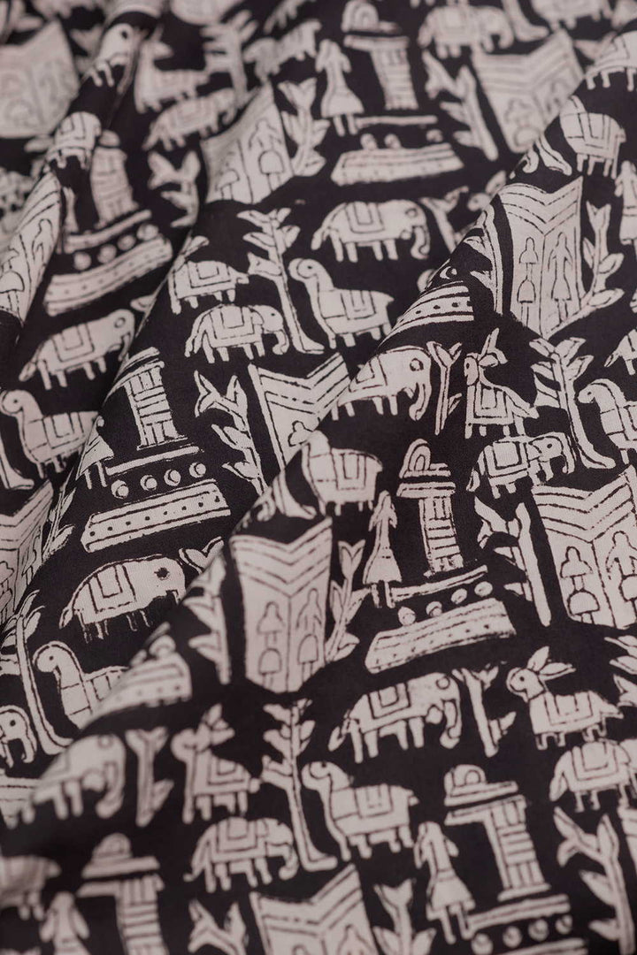 Block Printed Fabric - Matkatus 