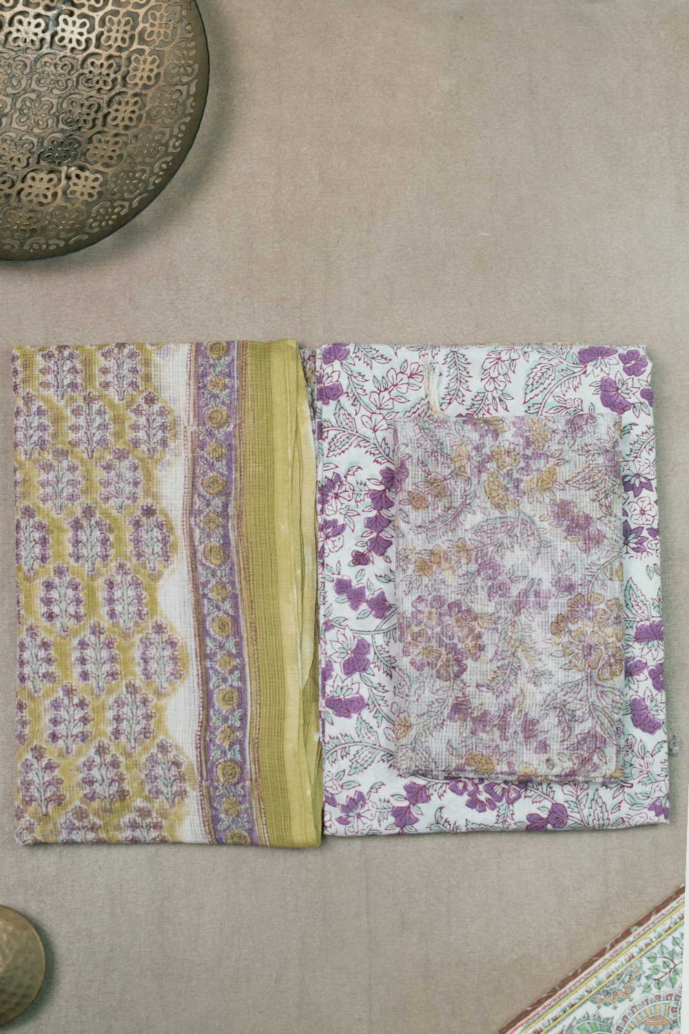 Block Printed Cotton Suits - Matkatus 