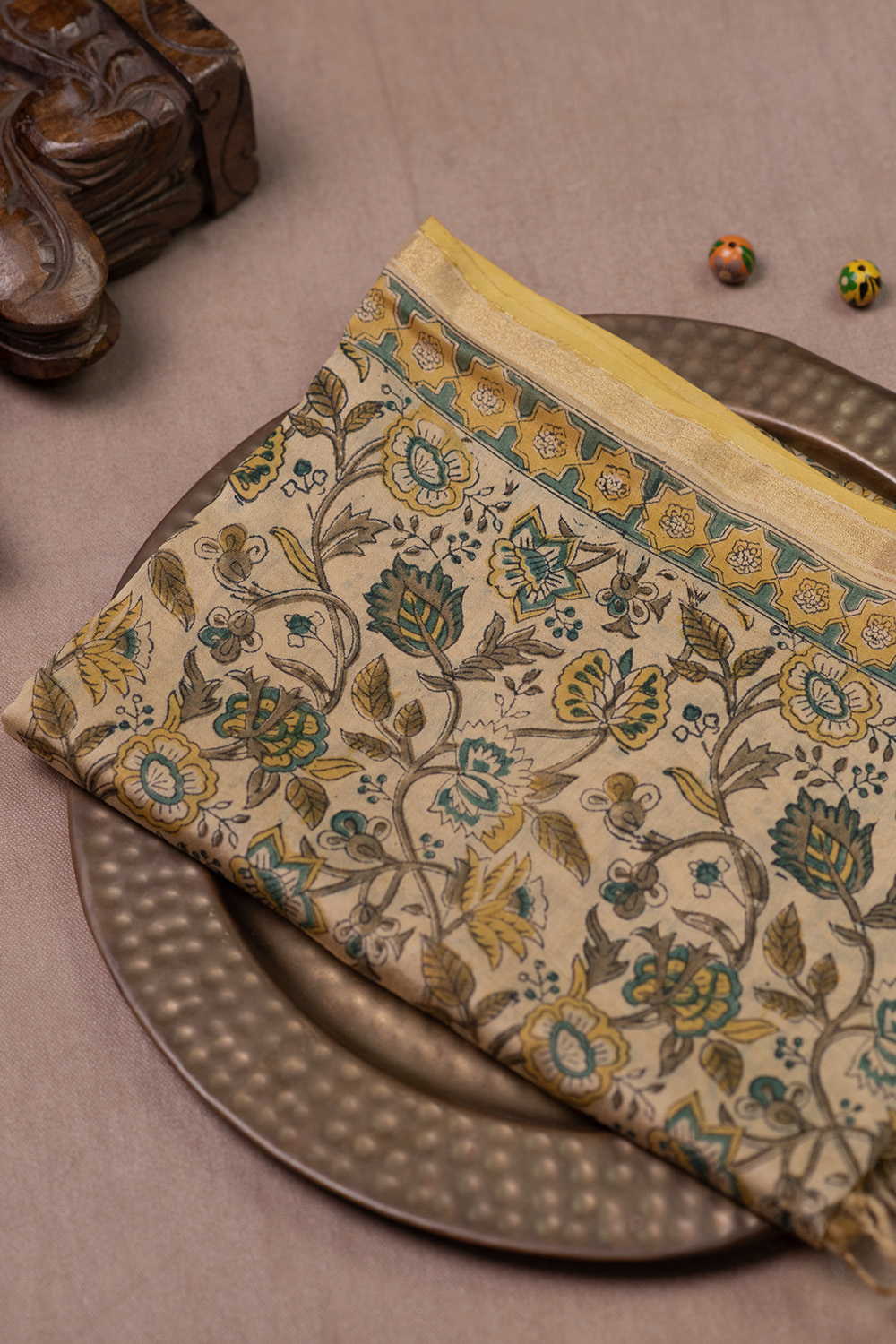 Chanderi silk Cotton Dupatta - Matkatus