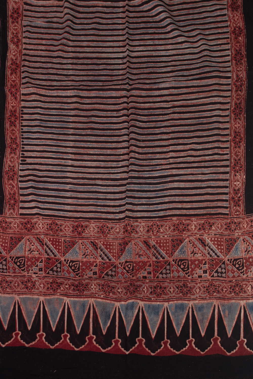 Ajrak Cotton Dupatta - Matkatus 