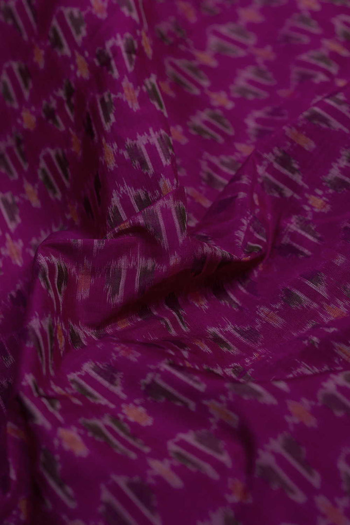 Ikat silk & Silk Cotton Fabric - Matkatus 