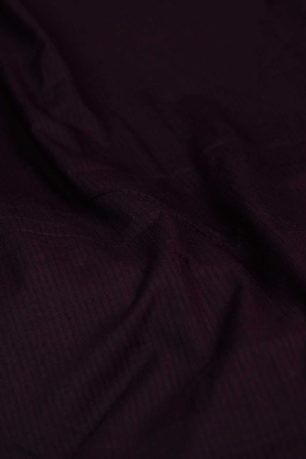 Wine Purple Yarn Dyed Ribbed Cotton Fabric