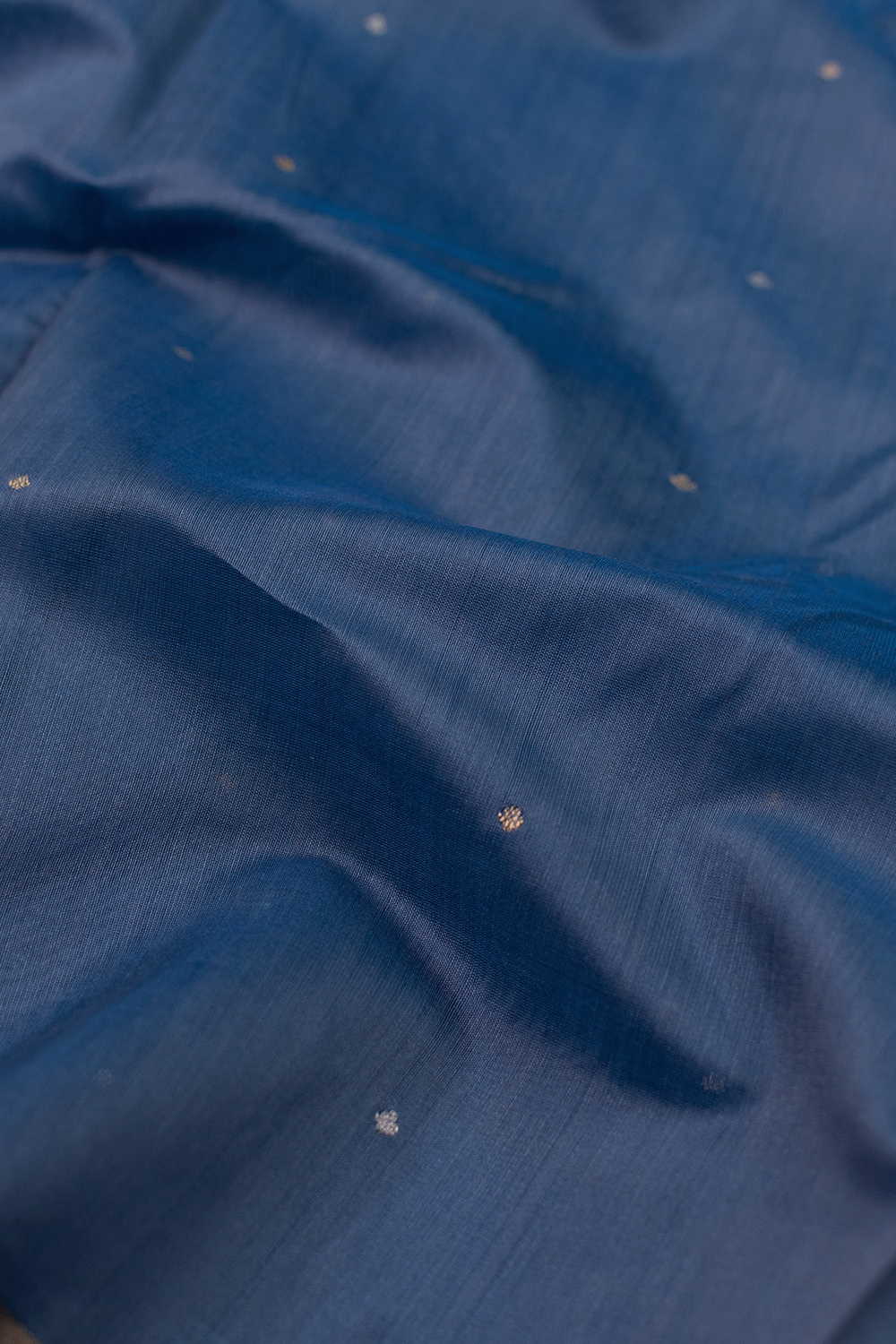 Tiny Zari Butti Chanderi Silk Cotton Fabric - 0.5m