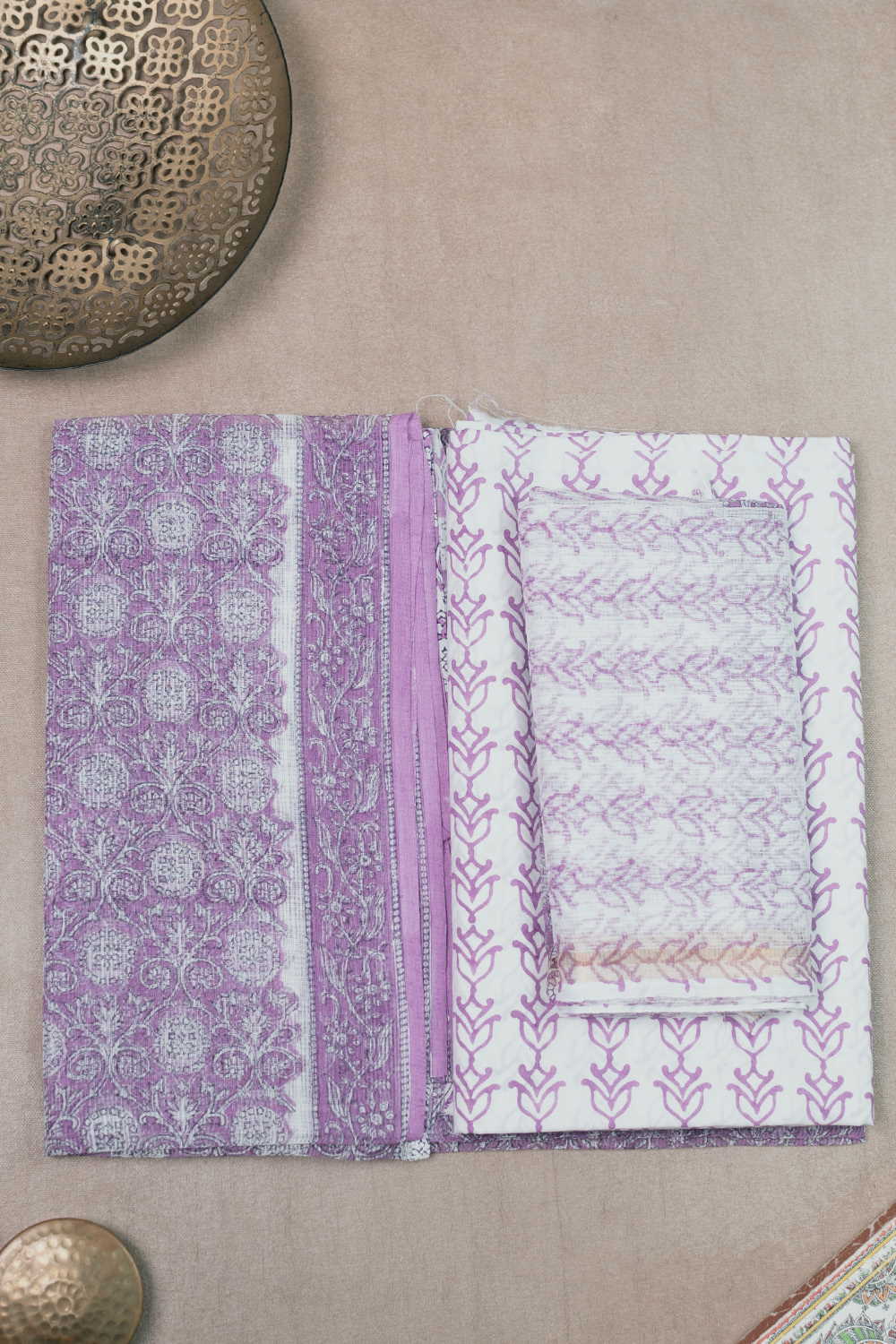 Block Printed Cotton Suits - Matkatus 
