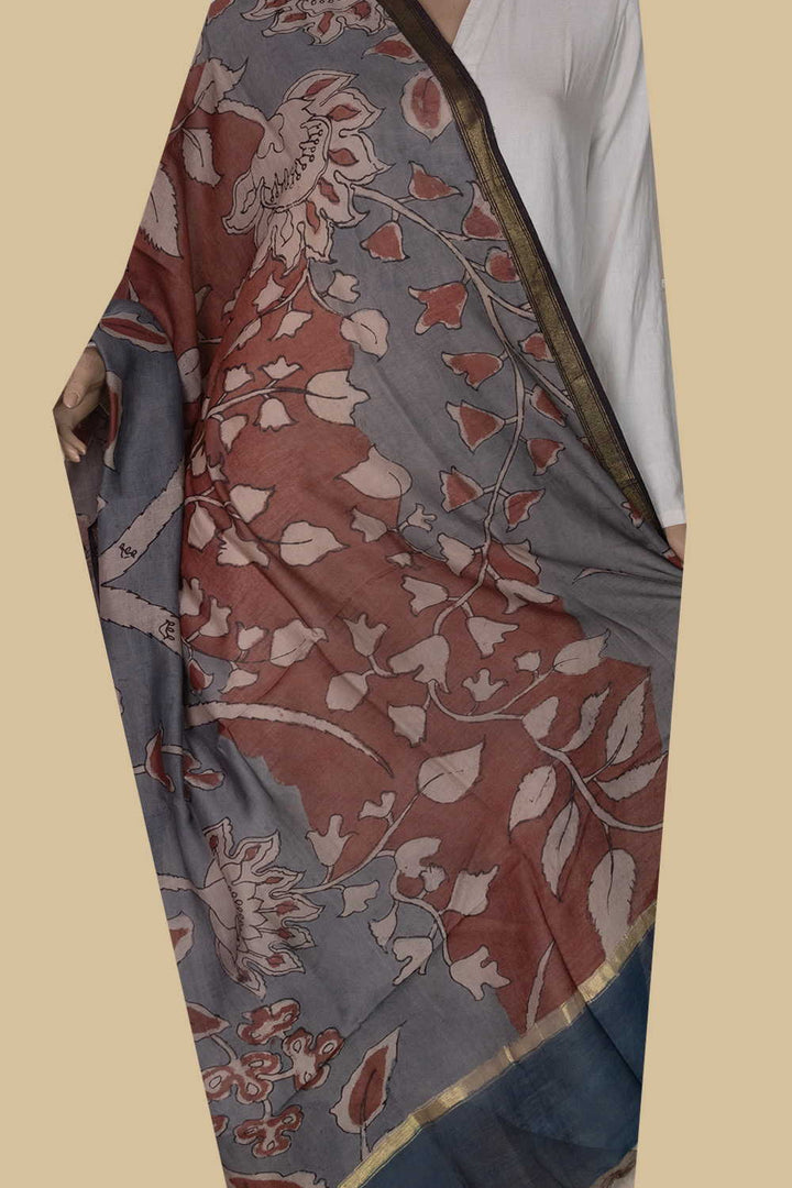 Hand Painted Dupatta - Matkatus 