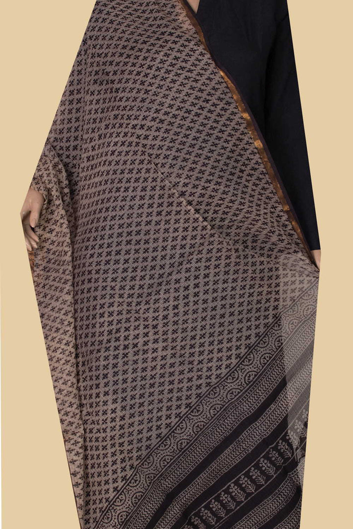 Block Printed Dupattas - Matkatus 