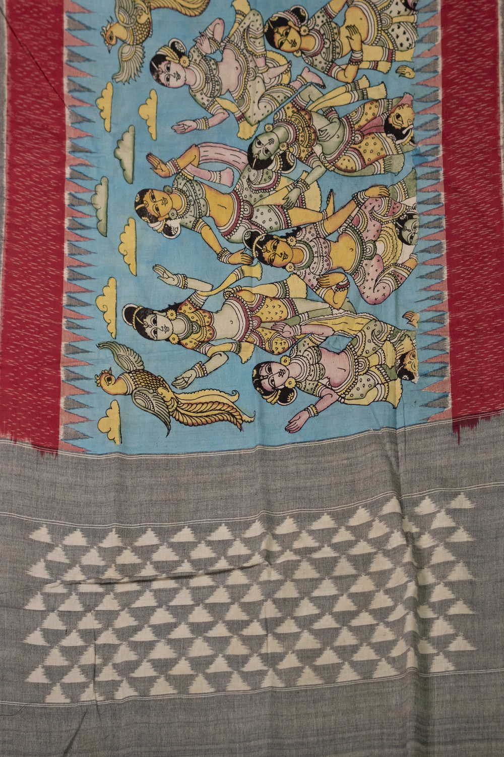 Hand Painted Dupatta - Matkatus