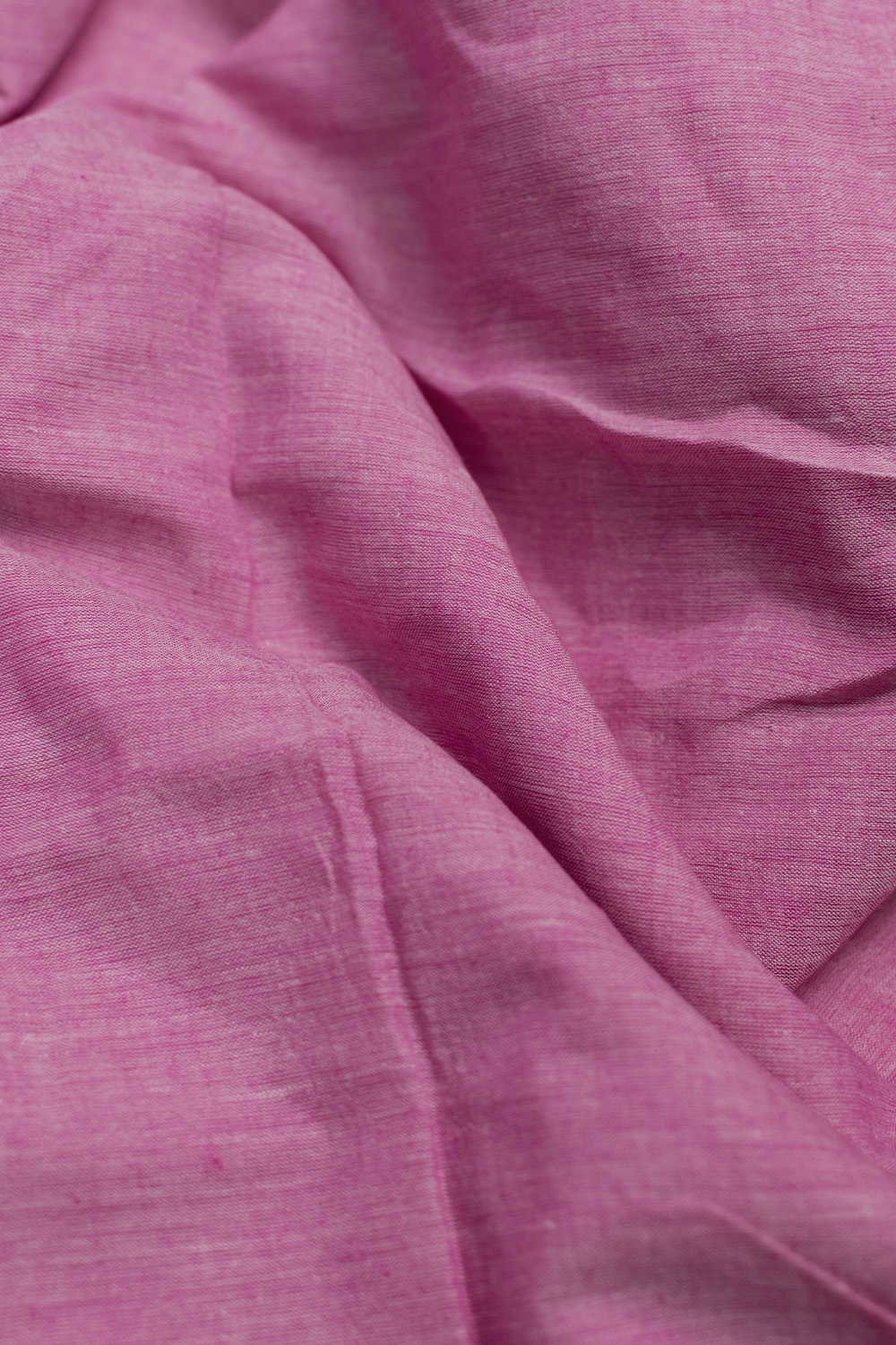 Thulian Pink Handwoven Mul Cotton Fabric