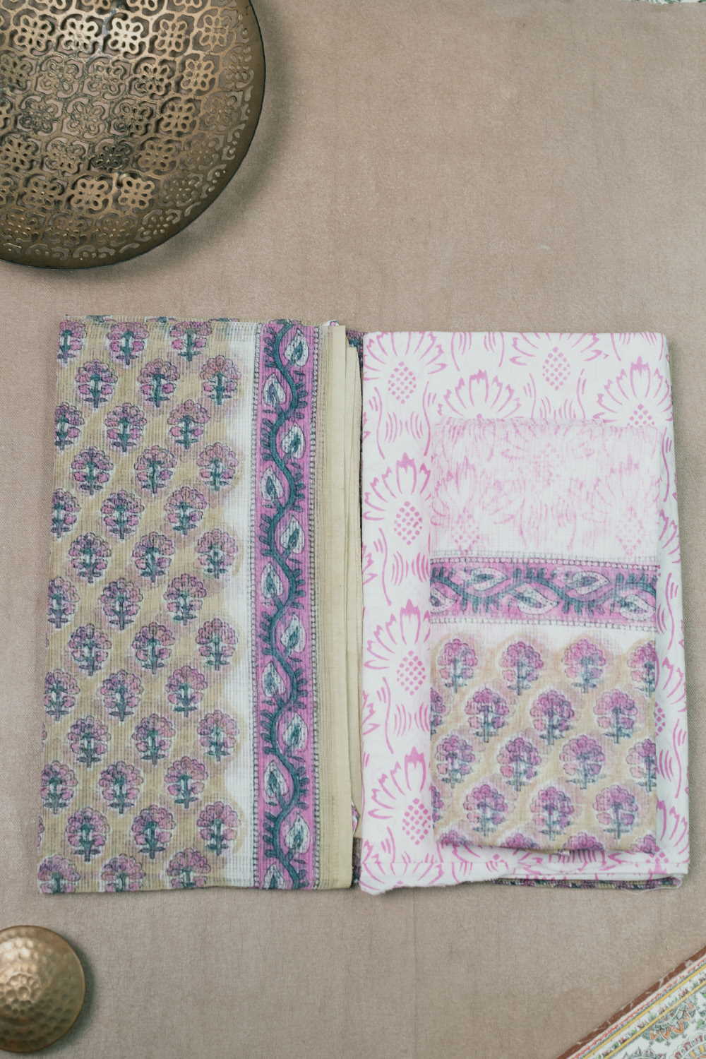 Block Printed Cotton Suits - Matkatus 