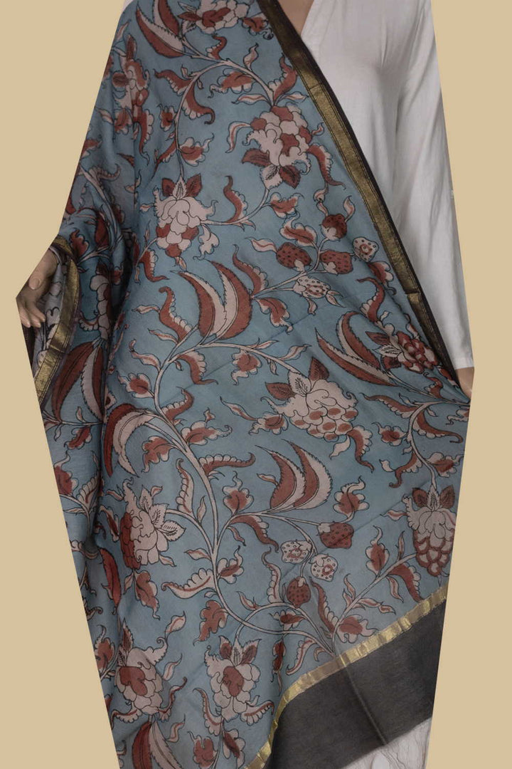 Hand Painted Dupatta - Matkatus 