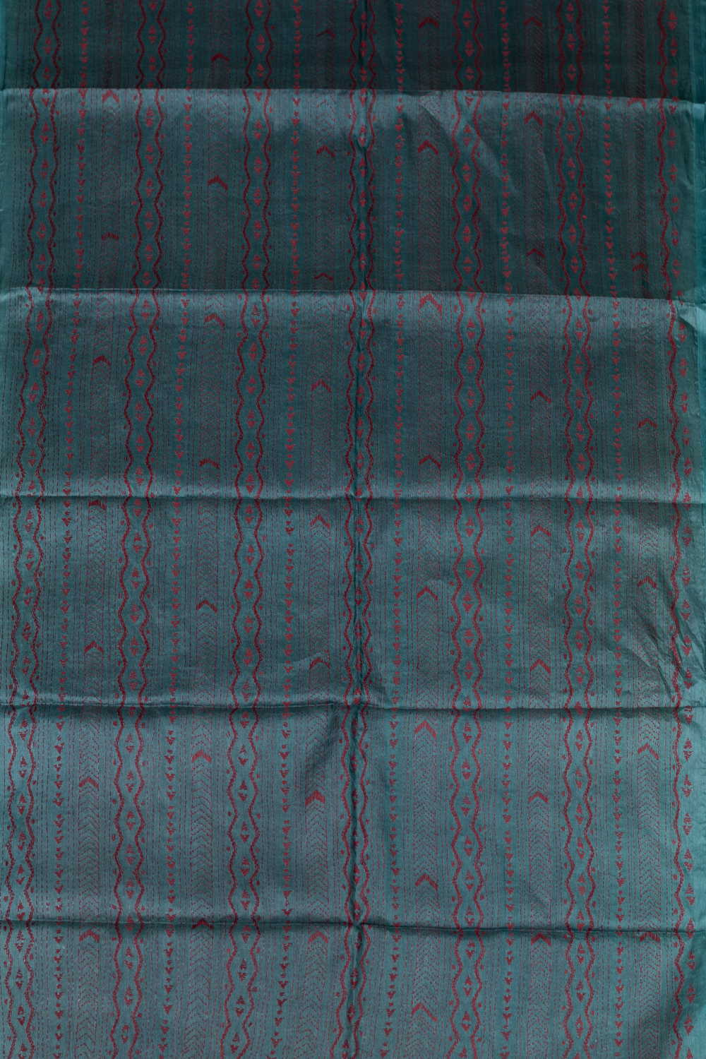 Shade of Blue Kantha Tussar Silk Blouse