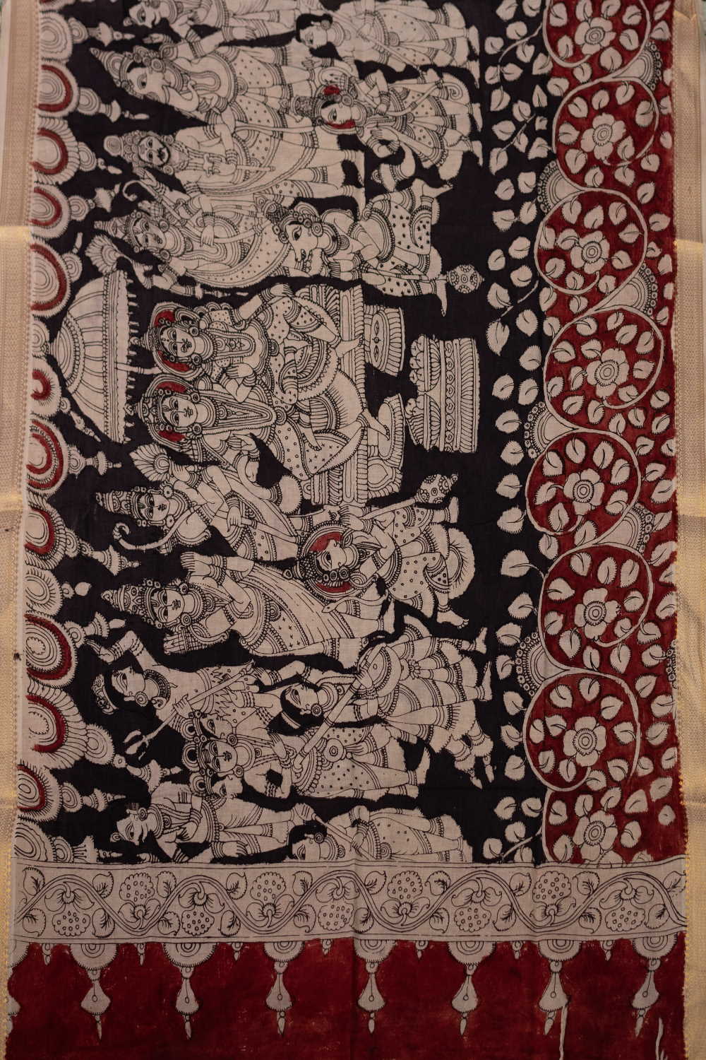 Hand Painted Dupatta - Matkatus