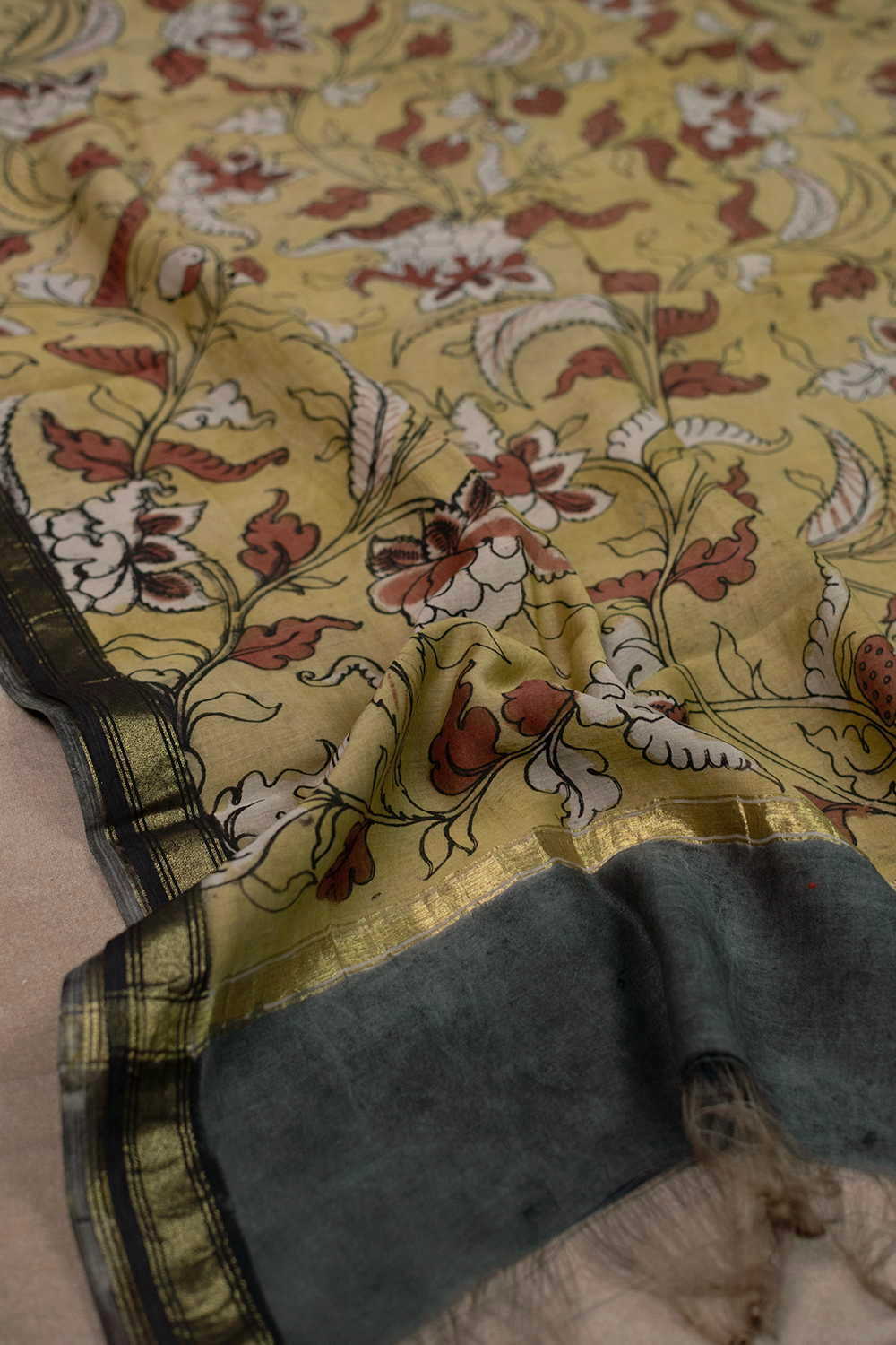 Silk Cotton Dupatta - Matkatus 